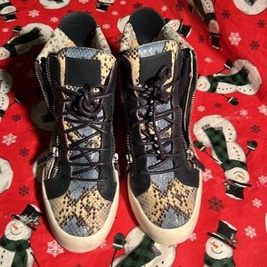 Giuseppe Zanotti Multicolor High-Top Sneakers